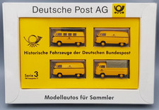 BREKINA Modellautos DEUTSCHE POST Nr.3: 4x VW Transporter T1 Bully 1:87 OVP TOP