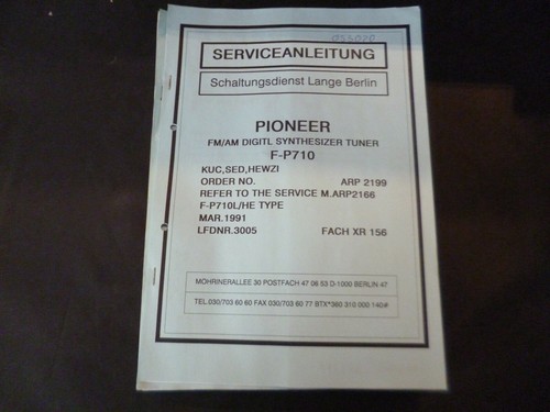 Service manual schaltplan - service,