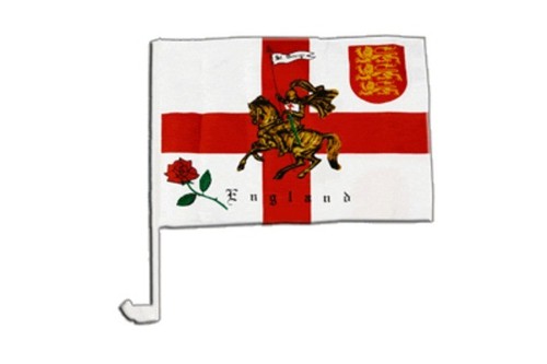 England mit ritter autofahne - england,