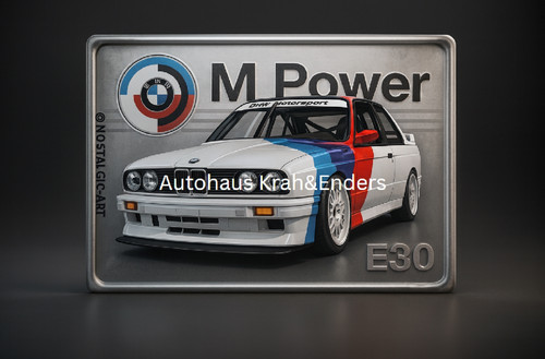 Bmw 3er e30 blechschild - bmw,