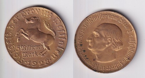 Millionen mark notgeld der - mark,