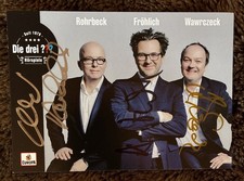 Autogrammkarte Die Drei