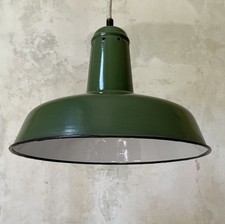 Vintage Emaille Hängelampe