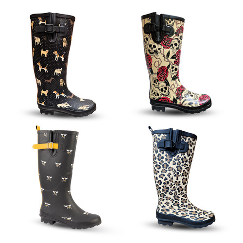 Damen gummistiefel breite wade - gummistiefel,
