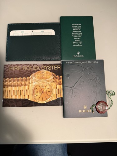 Rolex daytona booklet - rolex,