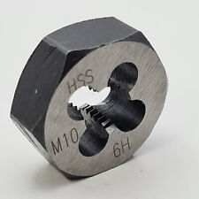 Schneideisen M10 Sechskant Gewindeschneider Schneidmutter Außengewinde HSS