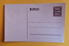 Bayern Postkarte Ganzsache 15 Pf. braun  Freistaat Bayern