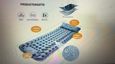 OP-0379 Isomatte selbstaufblasend mit Fußpresspumpe wasserdicht khaki B-WARE