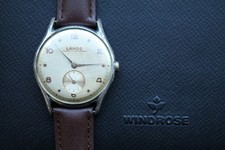 Lanco Mod. II de Luxe Handaufzug, 17 Rubine, Vintage 1950er Jahre