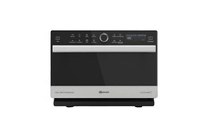 BAUKNECHT MW 3391 SX, Mikrowelle (1000 Watt, Grillfunktion, Heißluftfunktion & D