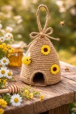 Deko Bienenkorb 15x12cm