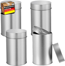 Runde teedosen set - runde, luftdicht