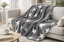 XL Wohndecke 150x200 Sterne