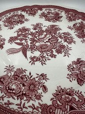 6 Stück - Villeroy & Boch Fasan rot - Speiseteller Ø 23,5 cm