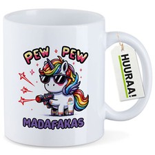 Kaffeetasse Pew Pew Madafakas Keramik Tasse Geschenkidee Souvenir Präsent Wichte