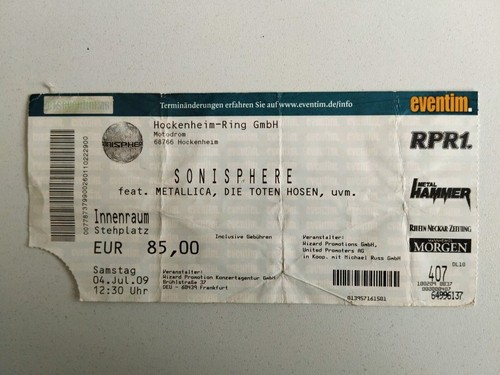 Sonissphere open air - air, metallica