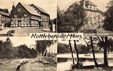 AK DDR - Rottleberode / Harz - MBK - Gasthaus Post Kinderheim ~1961 Blankenhain