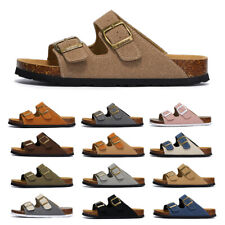 Maibulun Pantoletten Hauslatschen Sandalen Korksohle Hausschlappen Pantoffeln