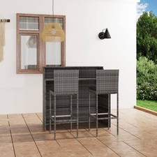 Gartenbar Set mit Kissen