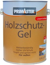 Primaster Holzschutzgel 2,5 l farblos seidenmatt für Außen