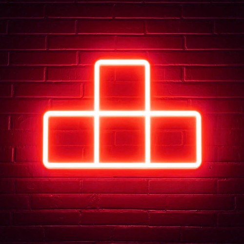 Neon led licht baustein - licht,