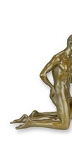 Bronzefigur skulptur mann und - bronzefigur,