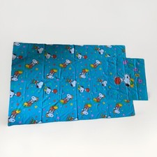 Vintage Snoopy Bettwäsche Peanuts türkis bunt 135 x 200 cm