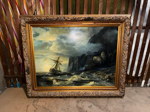 Maritimes ölgemälde - maritimes,