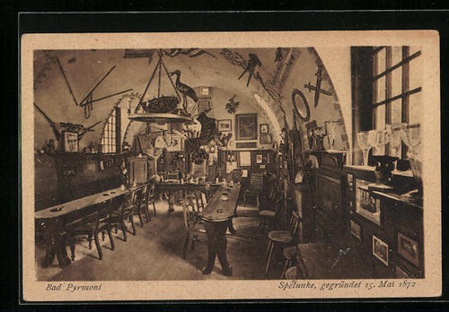 Ansichtskarte bad pyrmont - ansichtskarte,