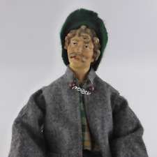 Krippenfigur Holz bekleidet ohne Sockel 23 cm Holzschnitzerei Oberammergau (36)