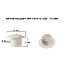 10 Stück Abdeckkappen