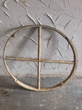 Antikes Gusseisenfenster Giebelfenster rund ca. 60 cm