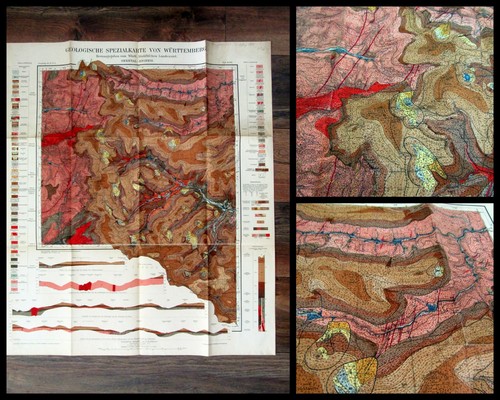 Geologische spezialkarte von - geologische,