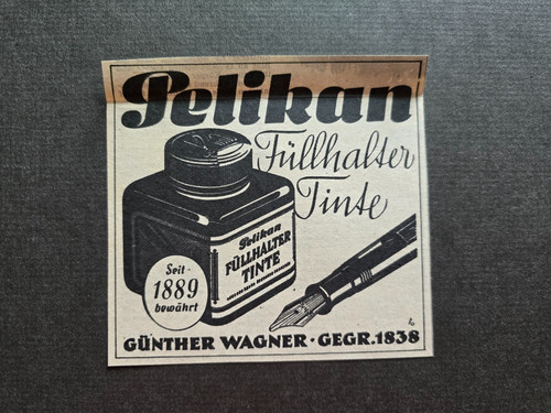 Werbung pelikan füllhalter - pelikan,