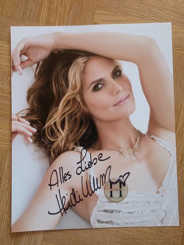 Heidi klum original - heidi, autogramm