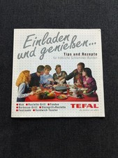 Tefal Rezeptheft " Einladen und genießen " Rezepte Wok Raclette Fondue Sandwich