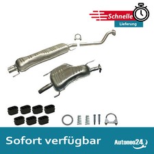 Auspuffanlage Opel Astra G CC (F48_, F08_) 1.6/1.8/2.0 16V ab. 1998-, Auspuff