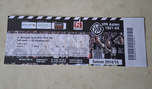 Fussball sammler ticket - fussball, ticket-vfr