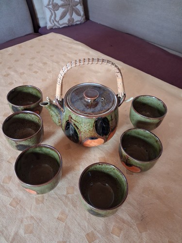 Teekanne mit becher 60er - mit,