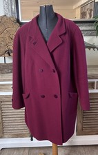 Toller Vintage Mantel von Westbury Gr.48 Weinrot