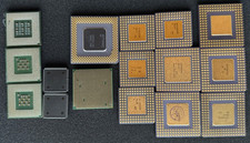 Konvolut Vintage  16x CPUs Intel 286,i386,486,Pentium+AMD 486=  *Gold Recycling*