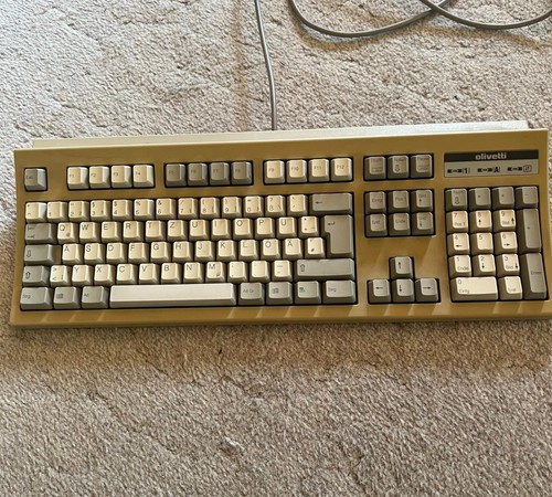 Alte tastatur von olivetti - alte,