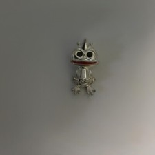 Kinder Kettenanhänger Froschkönig Anhänger 925/Silber Frosch mit Krone u Kette