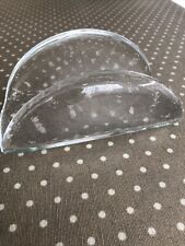 Serviettenhalter Serviettenständer aus Glas, Briefhalter