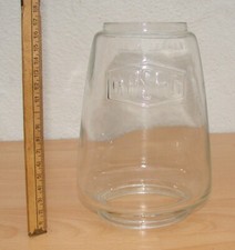 HASAG  Germany   -  Ersatz Glas Zylinder für Petroleumlampe . Höhe 16,7 cm