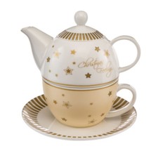 Goebel Tea for one Christmas