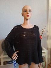 Damenpulli Pullover Schwarz Gr