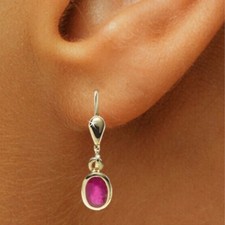 Rubin Ohrhänger 585 echt Gold