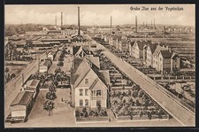 Grube Ilse /N.-L., Gesamtansicht aus der Vogelschau, Ansichtskarte 