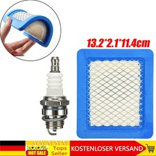 Luftfilter+Zündkerze für Rasenmäher mit Briggs & Stratton Quantum Motor 3.5-6 HP